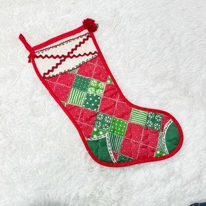 Vintage Handmade Quilted Patchwork Christmas Stocking